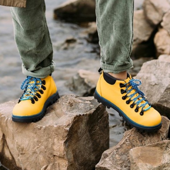 yellow native shoes
